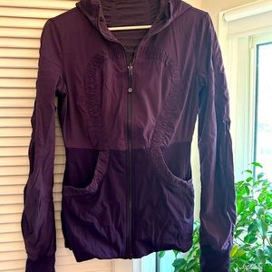 Lululemon purple lightweight reversible sweatshirt